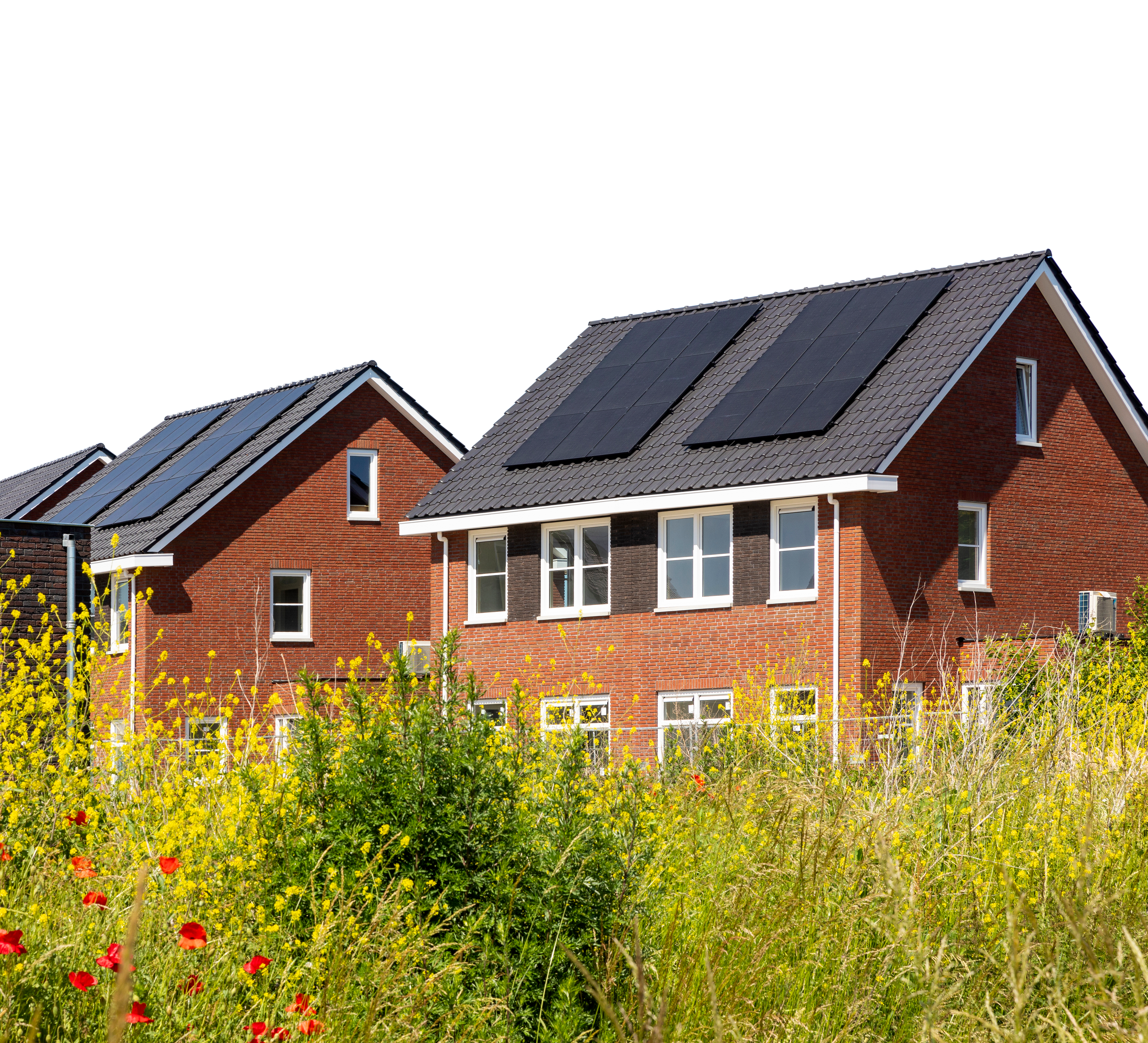 House with solar panels