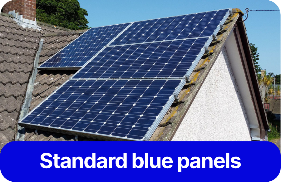 Standard blue panels