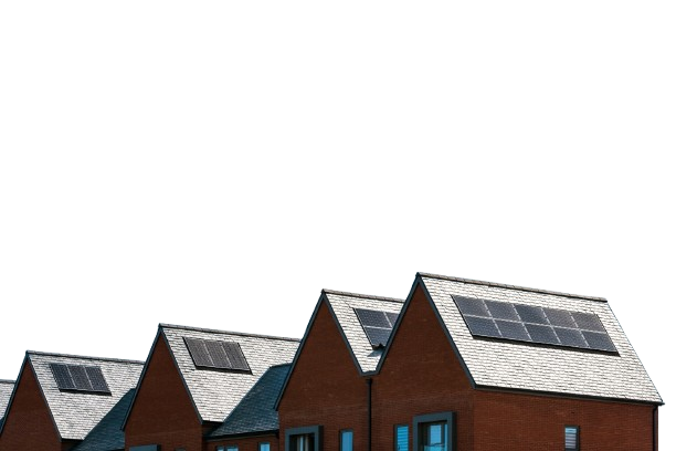 House with solar panels